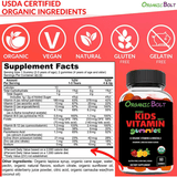 OrganicBolt Multivitamins Children's - 60 Gomitas - Haz Tu Pedido