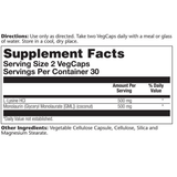 Solaray Ratio L-lysine Monolaurin - 60 Cápsulas Veganas - Haz Tu Pedido