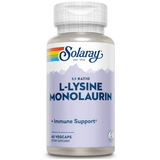 Solaray Ratio L-lysine Monolaurin - 60 Cápsulas Veganas - Haz Tu Pedido
