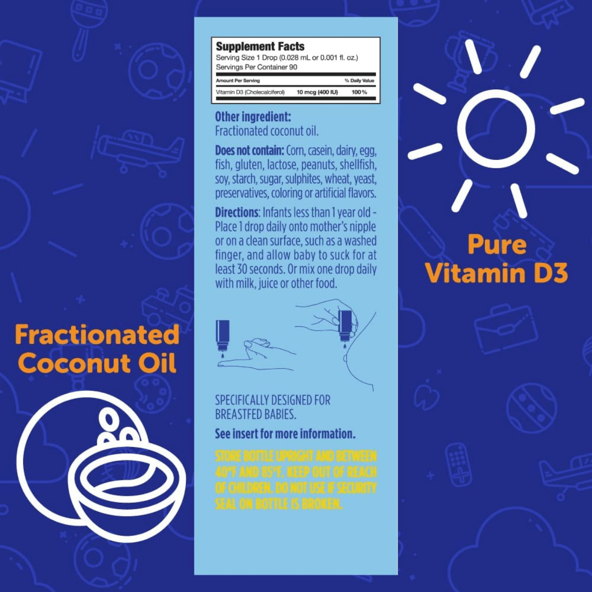 Ddrops Vitamin D3 For Baby - 2,5 ml - Haz Tu Pedido