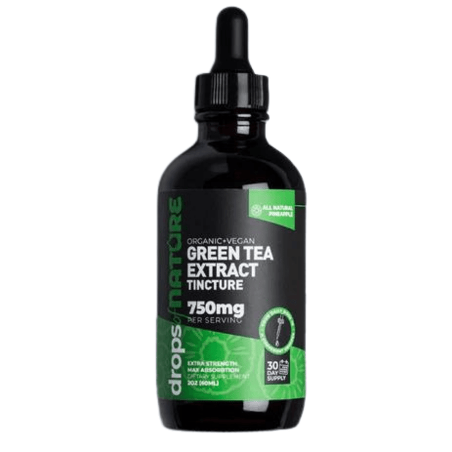 Drops Of Nature Extracto De Té Verde 750 mg - Piña - 60 ml - Haz Tu Pedido