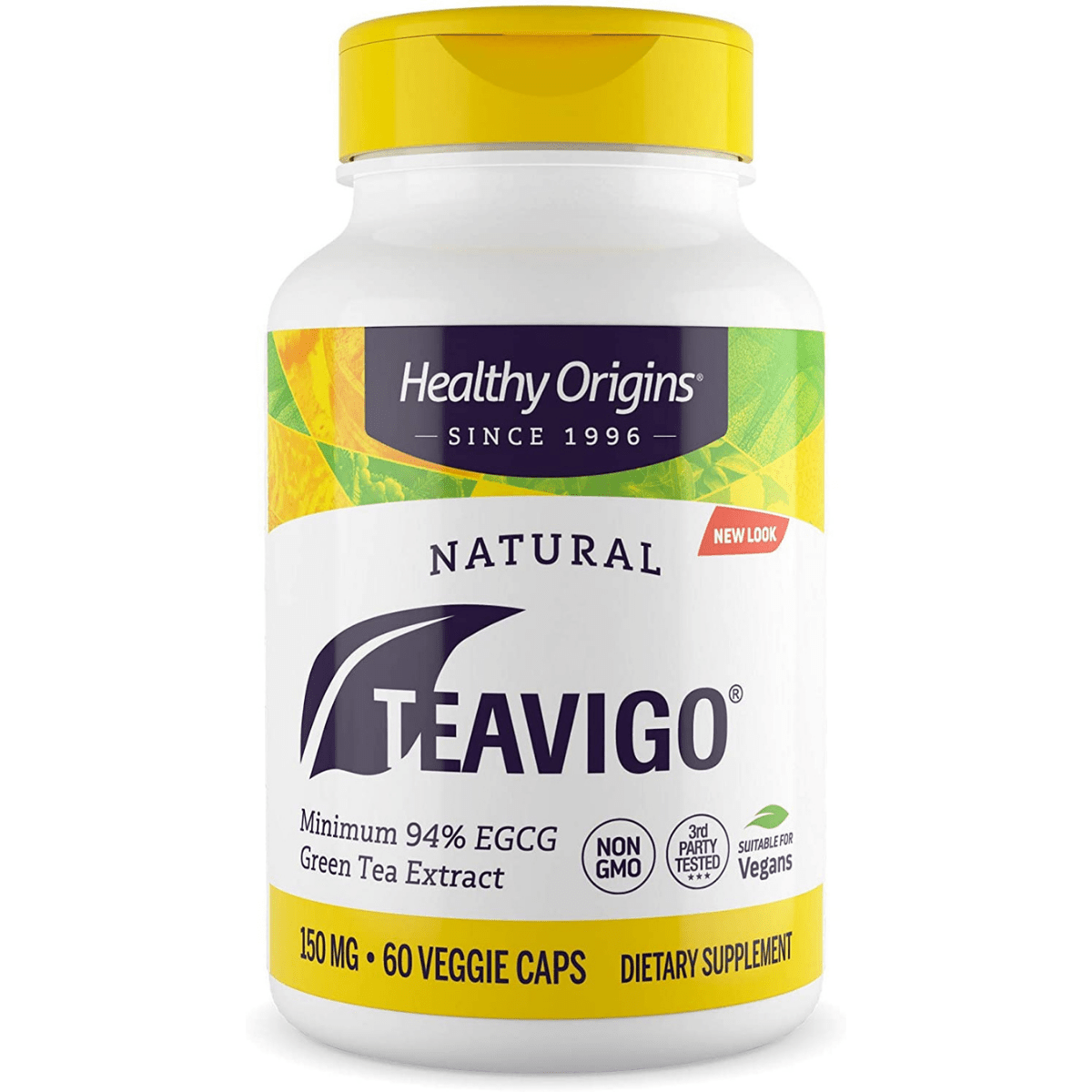 Healthy Origins Teavigo 94% Green Tea - 60 Cápsulas Vegetales - Haz Tu Pedido