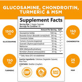 Glucosamina con Condroitina, Cúrcuma y MSM - Haz Tu Pedido