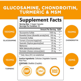 Glucosamina con Condroitina, Cúrcuma y MSM - Haz Tu Pedido