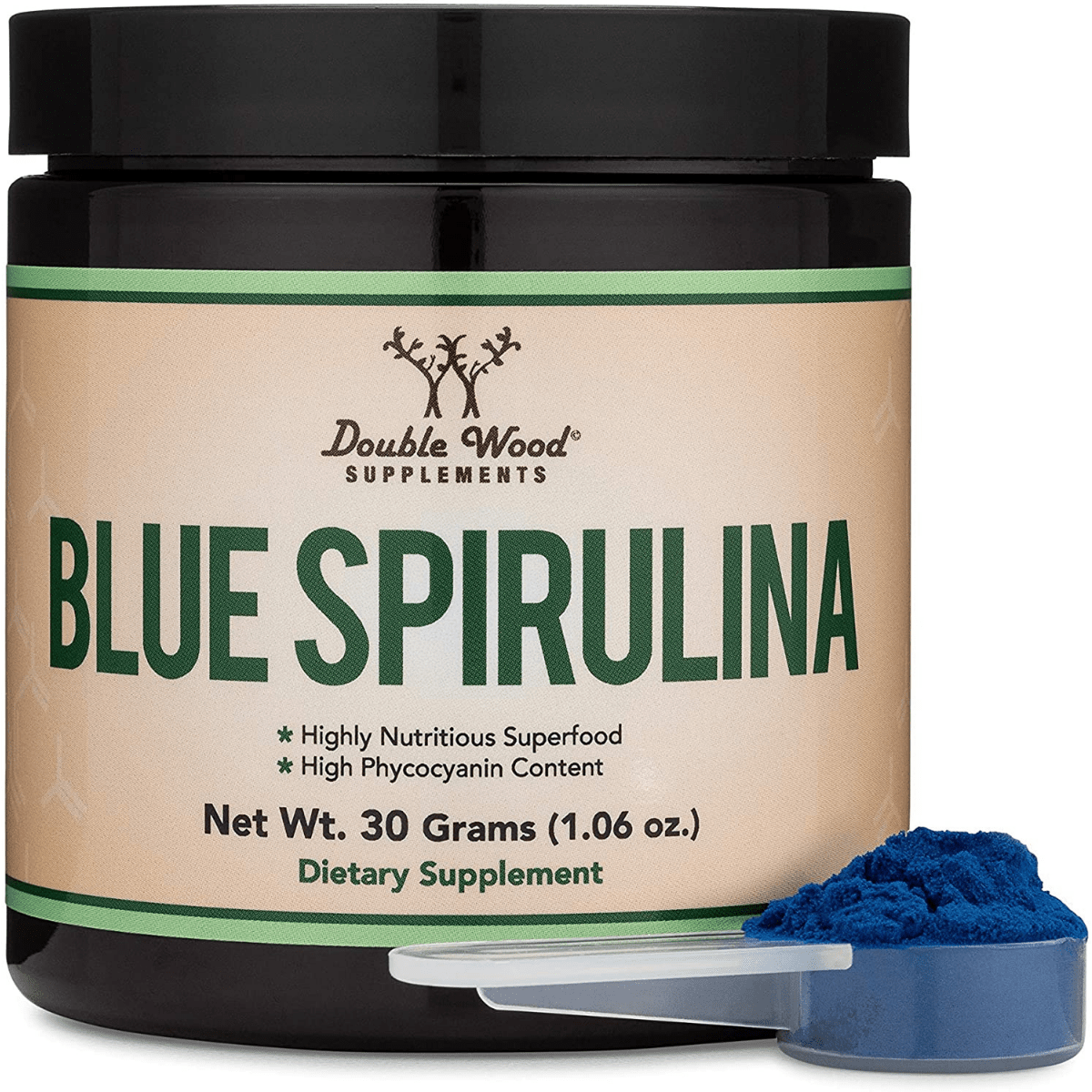 Double Wood Blue Spirulina - 30 g - Haz Tu Pedido