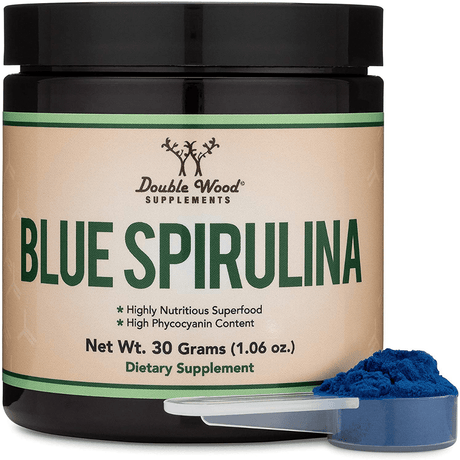 Double Wood Blue Spirulina - 30 g - Haz Tu Pedido