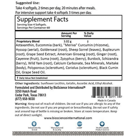 Bioscience International Immune Force - 240 Cápsulas Blandas - Haz Tu Pedido