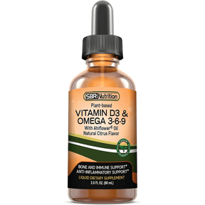 SBR Nutrition Vitamin D3 And Omega 3-6-9 With Ahiflow Oil - 60 ml - Haz Tu Pedido