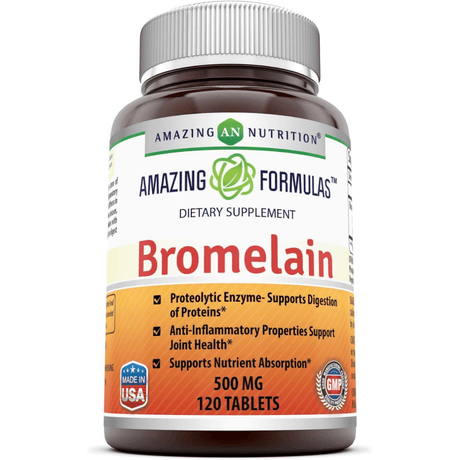 Amazing Nutrition Bromelain 500 mg - 120 Tabletas - Haz Tu Pedido