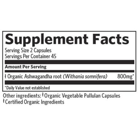 Organic India Ashwagandha - Haz Tu Pedido