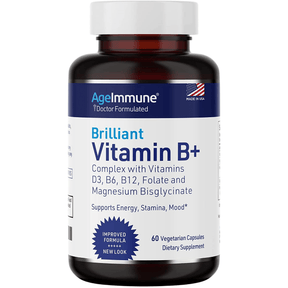 Brilliant Vitamina B+ - 60 Cápsulas Vegetarianas - Haz Tu Pedido