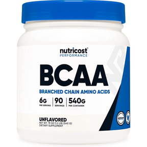 Nutricost BCAA - Sin Sabor - 540 g - Haz Tu Pedido
