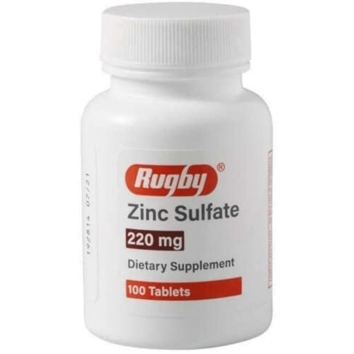 Rugby Zinc Sulfate - 220 mg - 100 Tabletas - Haz Tu Pedido