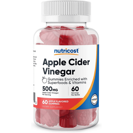 Nutricost Apple Cider Vinegar - 60 Gomitas - Haz Tu Pedido