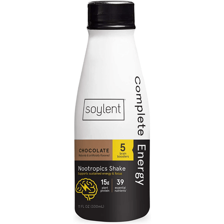 Soylent Batido Completo De Nootrópicos - 4 Unidades - Chocolate - 330 ml - Haz Tu Pedido