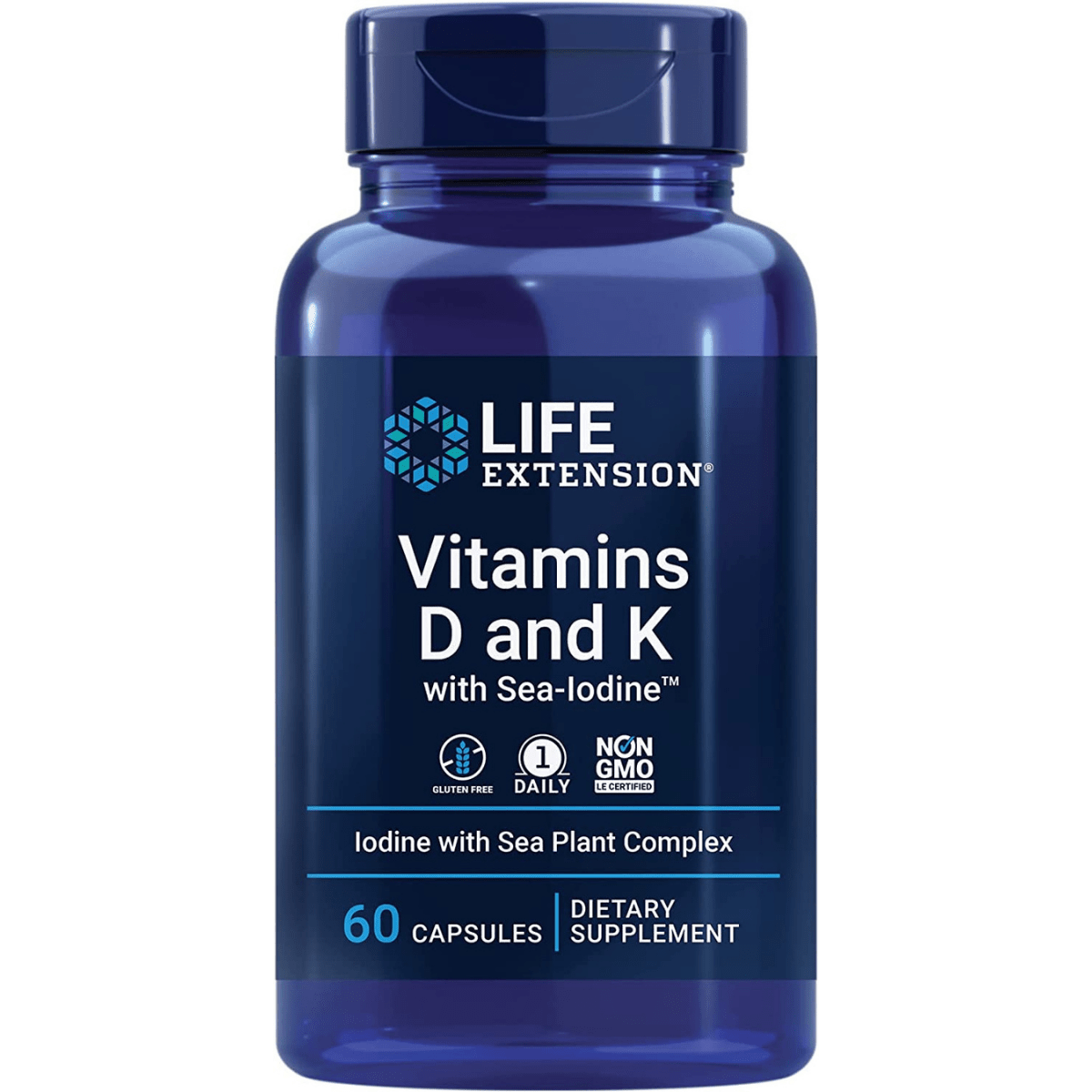 Life Extension Vitamins D And K With Sea-Iodine - Haz Tu Pedido