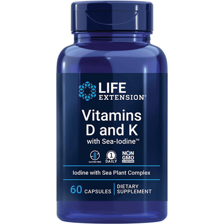 Life Extension Vitamins D And K With Sea-Iodine - Haz Tu Pedido