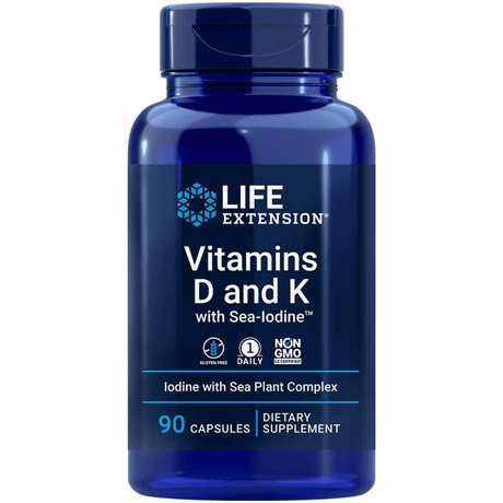 Life Extension Vitamins D And K With Sea-Iodine - Haz Tu Pedido