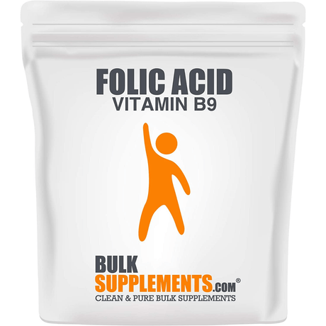 BulkSupplements Folic Acid Vitamin B9 - 800 mcg - Haz Tu Pedido