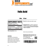 Ácido Fólico (Vitamina B9) BulkSupplements  - 800 mcg - Haz Tu Pedido