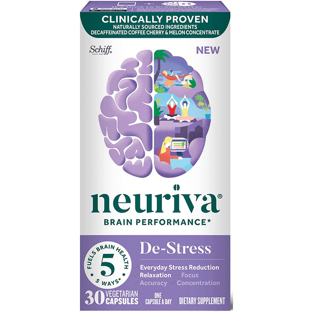 Schiff Nootropic Neuriva Brain Performance De-Stress - 30 Cápsulas - Haz Tu Pedido