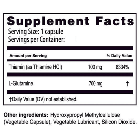 NaturalSlim Crave Control With L-Glutamine - 100 Cápsulas - Haz Tu Pedido