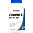 Nutricost Vitamin E 400 IU - 240 Cápsulas Blandas - Haz Tu Pedido