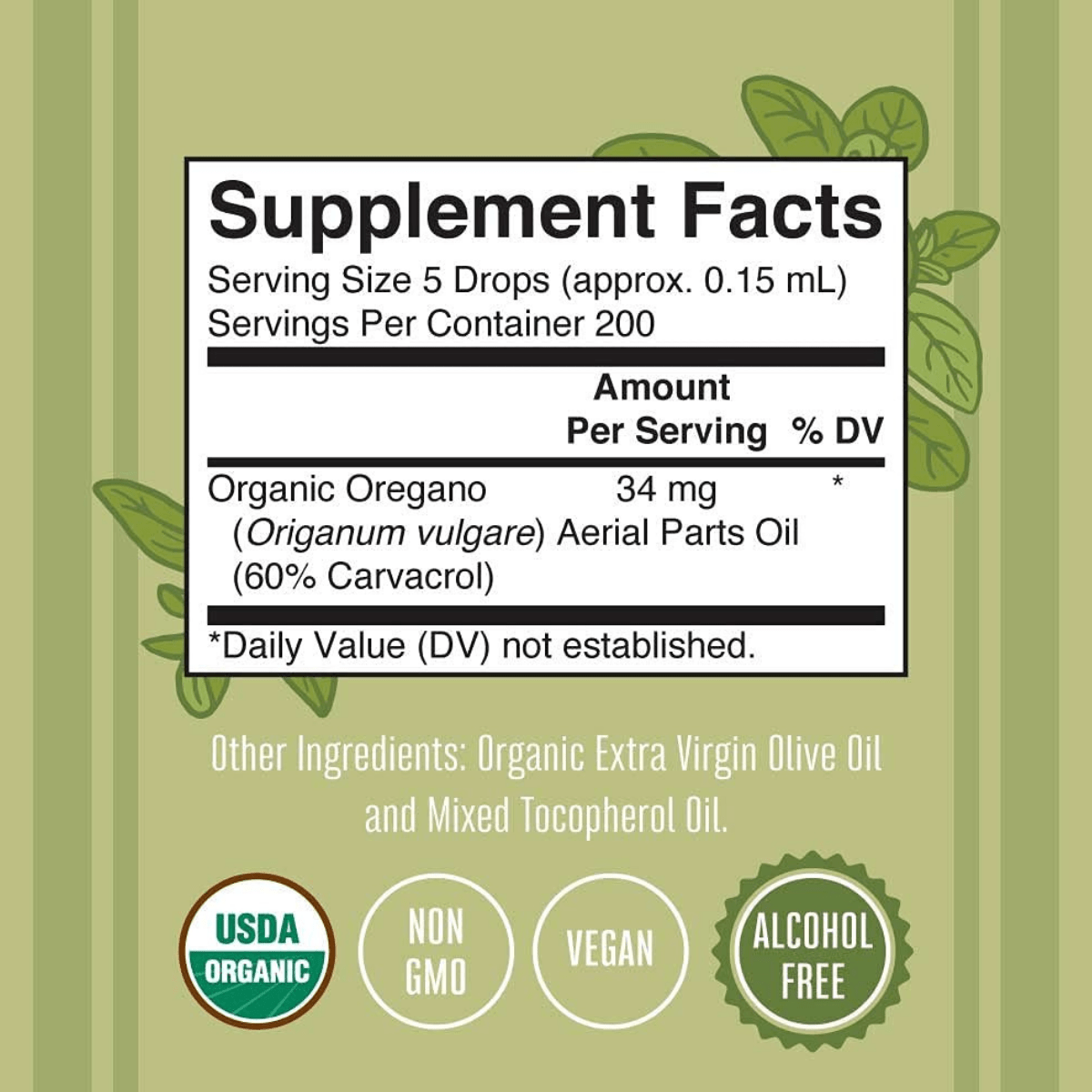 MaryRuth Organics Organic Oil Of Oregano - 30 ml - Haz Tu Pedido