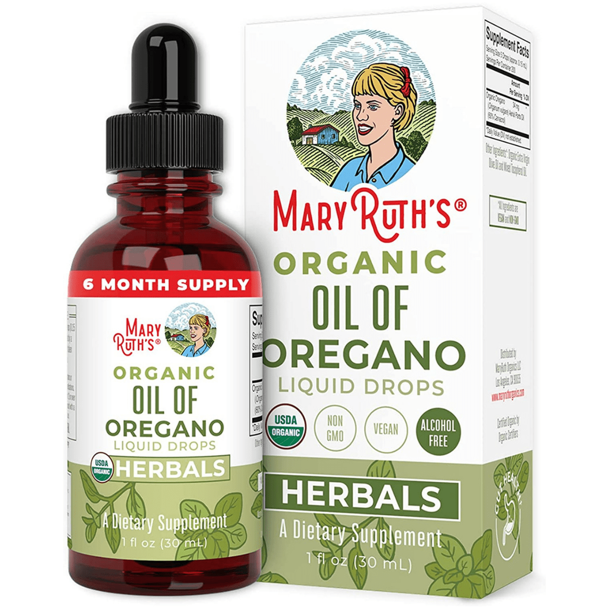 MaryRuth Organics Organic Oil Of Oregano - 30 ml - Haz Tu Pedido
