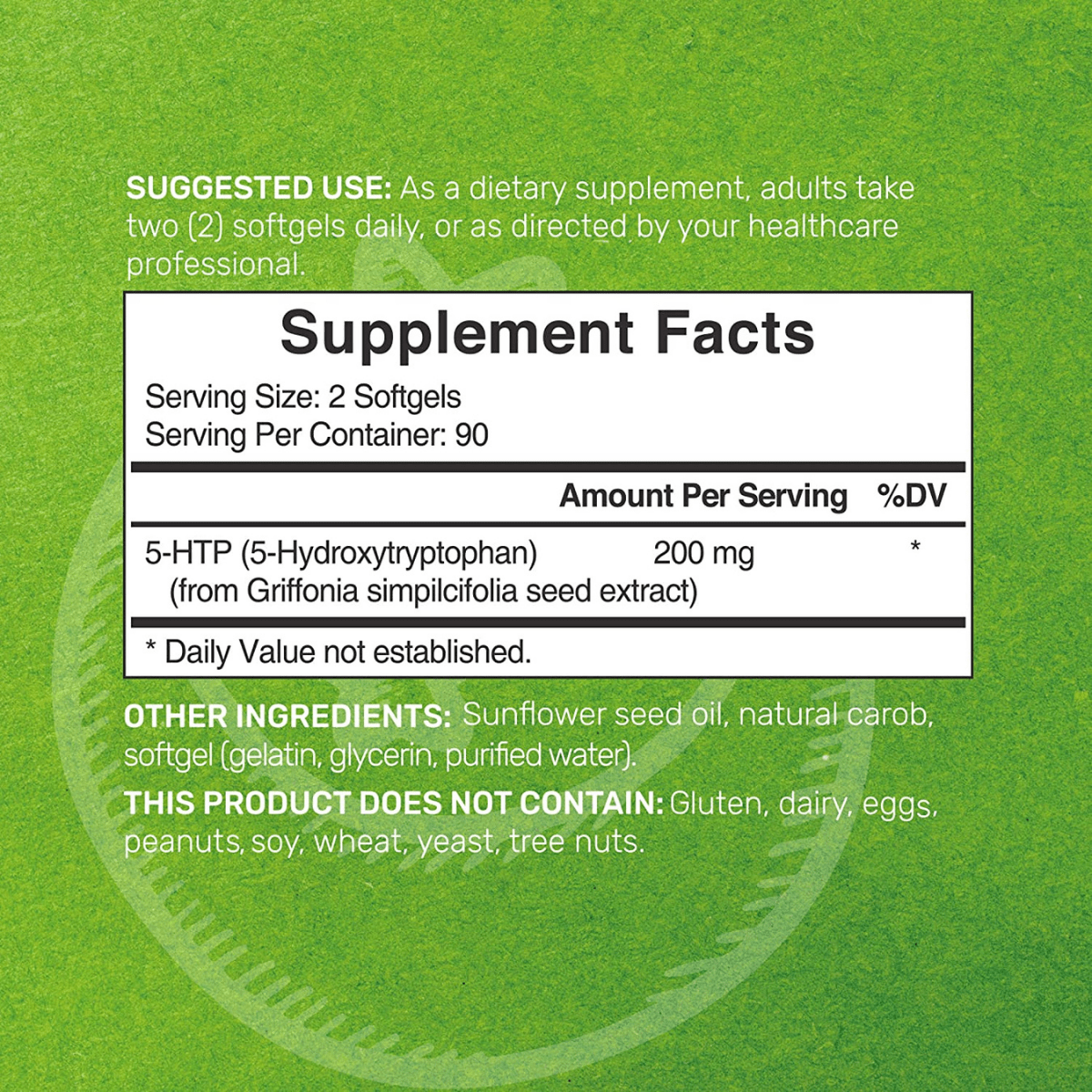 Deal Supplement 5-HTP 200 mg - 180 Cápsulas Blandas - Haz Tu Pedido