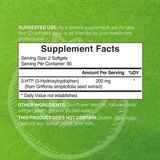 Deal Supplement 5-HTP 200 mg - 180 Cápsulas Blandas - Haz Tu Pedido