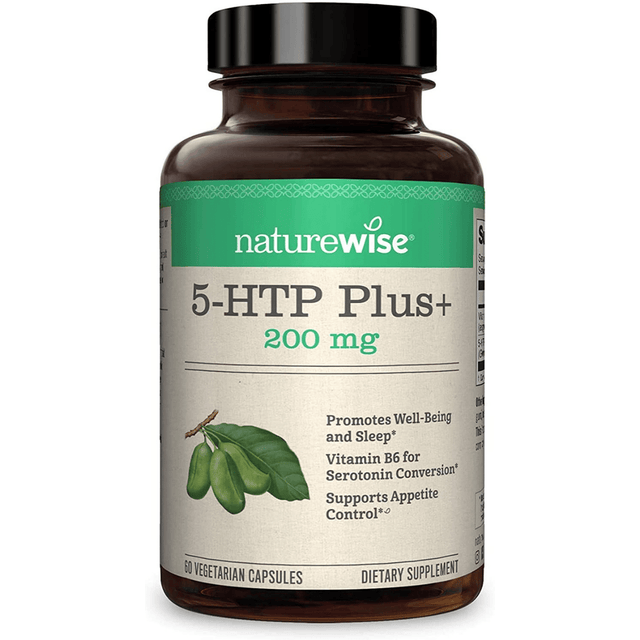NatureWise 5-HTP Puls + Vitamin B6 - 60 Cápsulas Vegetarianas - Haz Tu Pedido