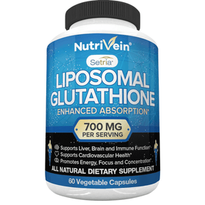 Nutrivein Setria Liposomal Glutathione 700 mg - 60 Cápsulas Vegetales - Haz Tu Pedido