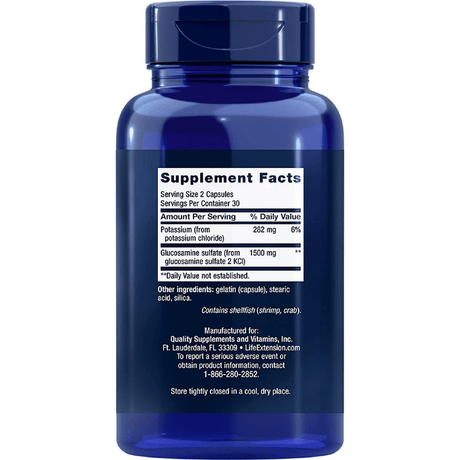 Life Extension Glucosamine Sulfate - 60 Cápsulas - Haz Tu Pedido