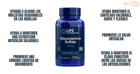 Life Extension Glucosamine Sulfate - 60 Cápsulas - Haz Tu Pedido