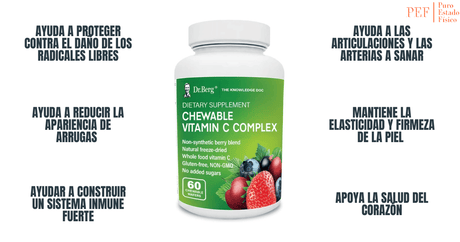 Dr.Berg Vitamin C Complex - 60 Obleas Masticables - Haz Tu Pedido