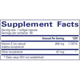 Pure Encapsulations Vitamin E (with Mixed Tocopherols) - Haz Tu Pedido