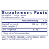 Pure Encapsulations Vitamin E (with Mixed Tocopherols) - Haz Tu Pedido