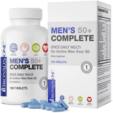 Bronson Mens 50+ Complete Multivitamin - 180 Tabletas - Haz Tu Pedido