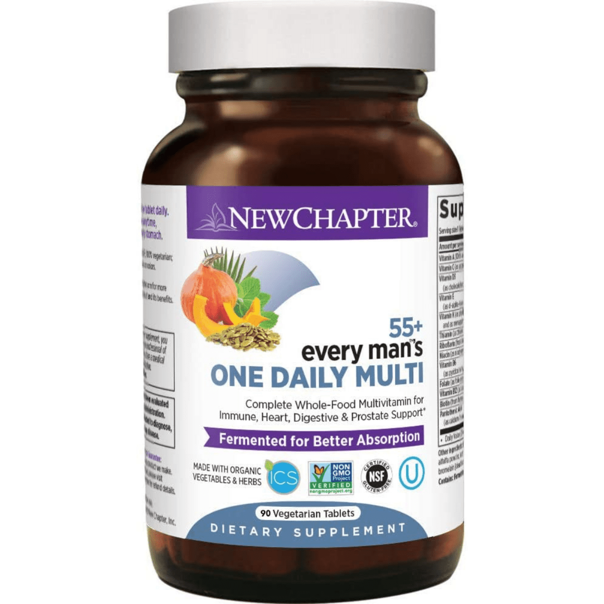 New Chapter Multivitamin For Men 55+ - 90 Cápsulas Vegetarianas - Haz Tu Pedido