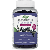 Natures Way Sambucus Gummies - Saúco Negro - 60 Gomitas - Haz Tu Pedido