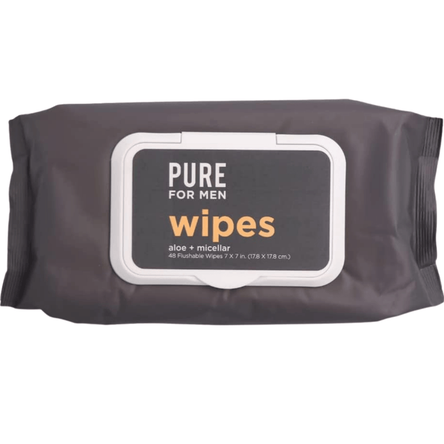 Pure for Men 48 Flushable Wipes - Haz Tu Pedido