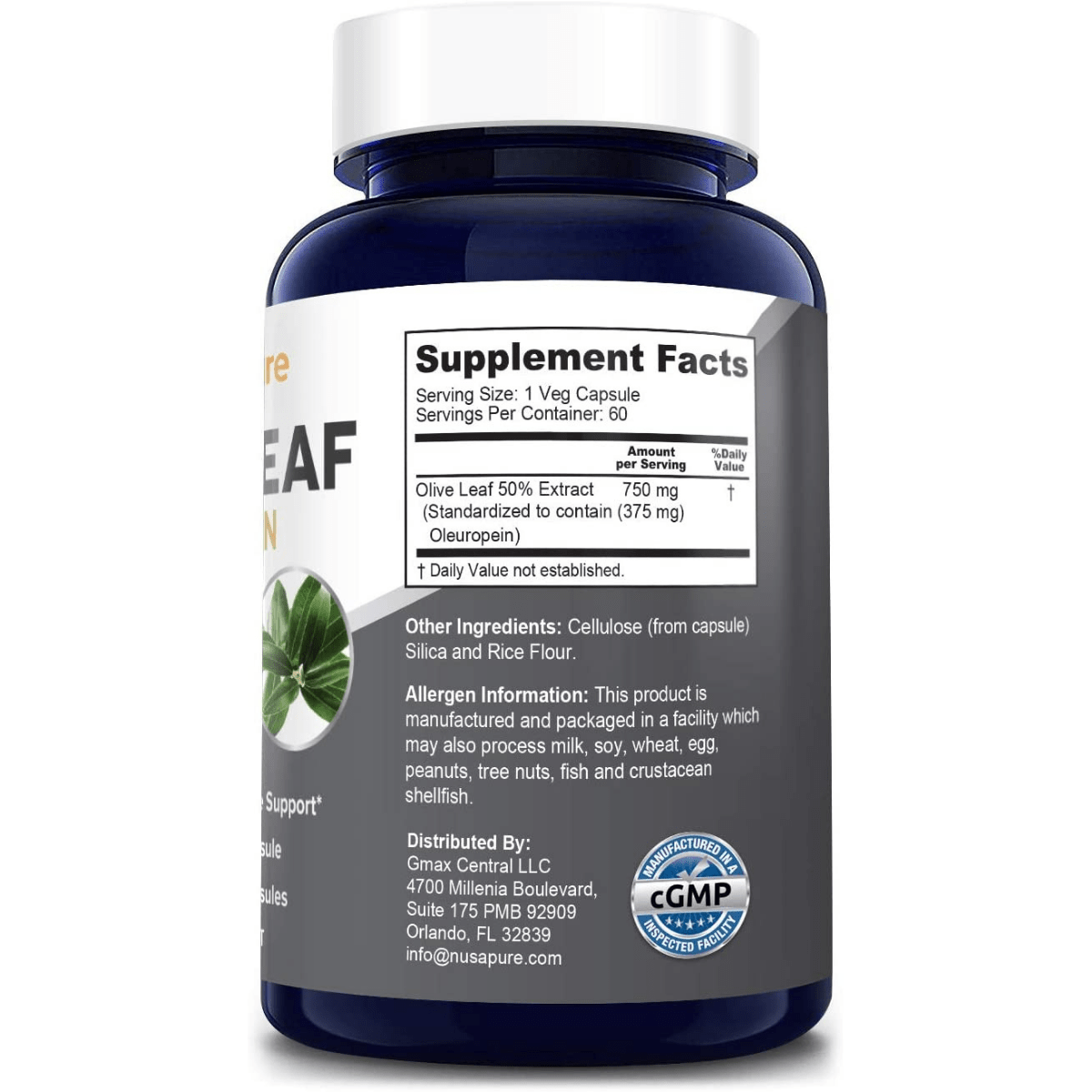 NusaPure Olive Leaf Extract - Haz Tu Pedido
