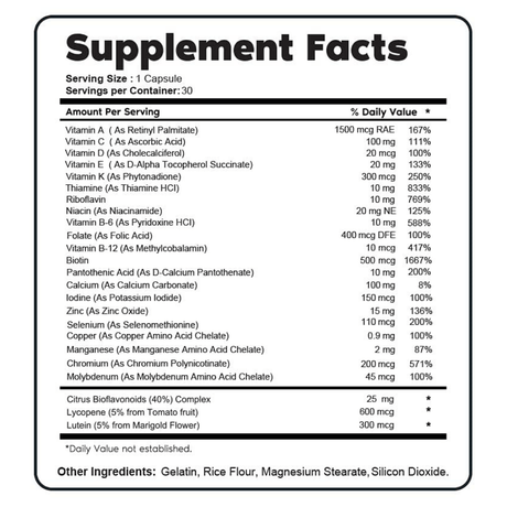 Primal Harvest Multivitamin - 30 Cápsulas - Haz Tu Pedido