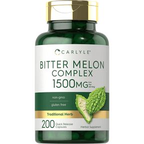 Carlyle Bitter Melon Complex 1500 mg - 200 Cápsulas de Liberación Rápida - Haz Tu Pedido