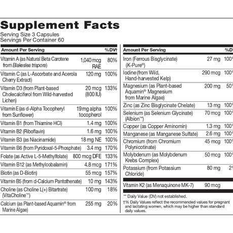 Naturelo Prenatal Multivitamin - 180 Cápsulas Vegetarianas - Haz Tu Pedido