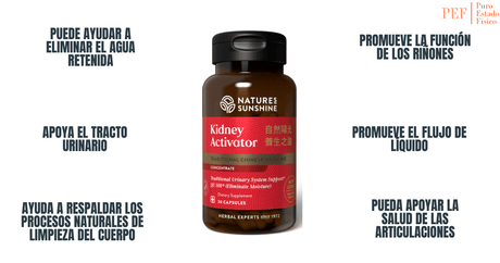 Nature's Sunshine Kidney Activator TCM Concentrate - 30 Cápsulas - Haz Tu Pedido