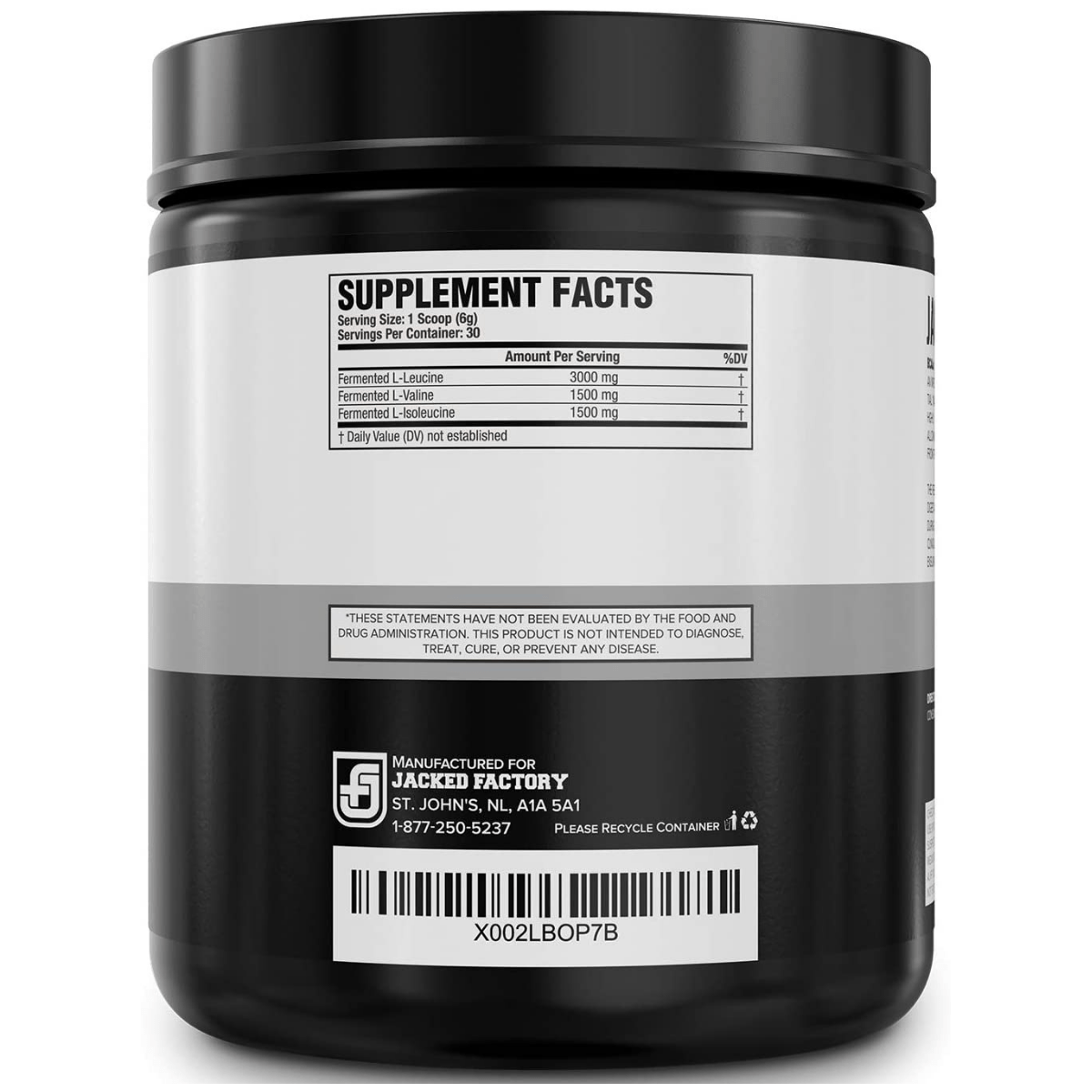 Jacked Factory BCAA 6000 mg - Haz Tu Pedido