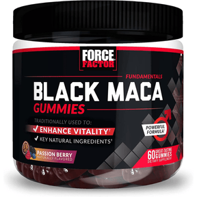 Force Factor Black Maca & Bioperine - 60 Gomitas - Haz Tu Pedido