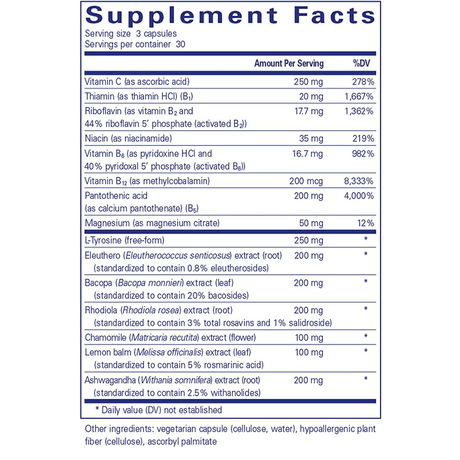 Pure Encapsulations Daily Stress Formula - Haz Tu Pedido